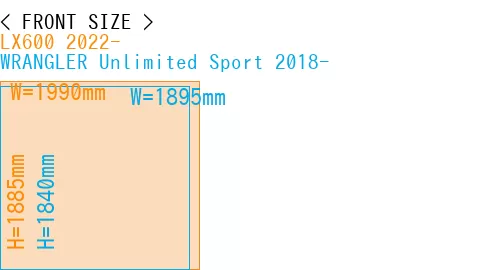 #LX600 2022- + WRANGLER Unlimited Sport 2018-